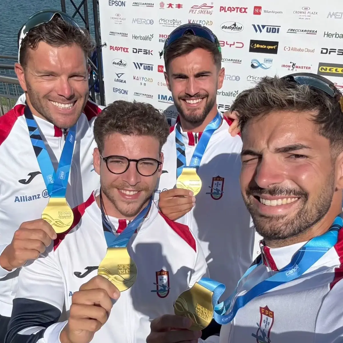 Quarteto Fantástico - canoagem portuguesa conquista o ouro inédito
